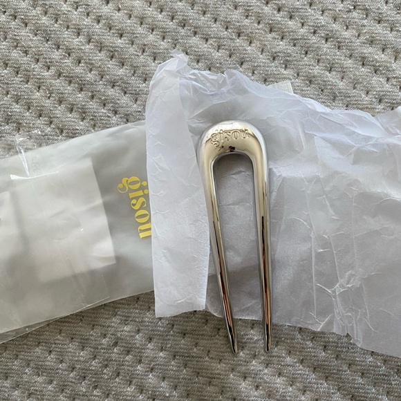 GISOU SILVER French Hair PIN NEW LIMITED EDITION FRENCH PIN - Picture 4 of 5